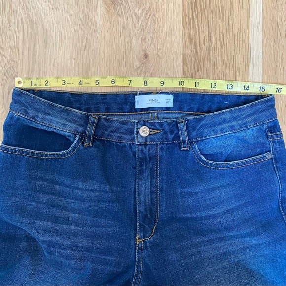 MANGO | High Rise Flare Released Hem Jean Pants - Picture 9 of 9